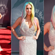 Illustration for article titled Glitter, Cleavage and Outlandish Outfits on the VMAs Red Carpet